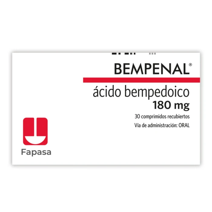 BEMPENAL 180 MG. CJ X 30 COMP. REC.