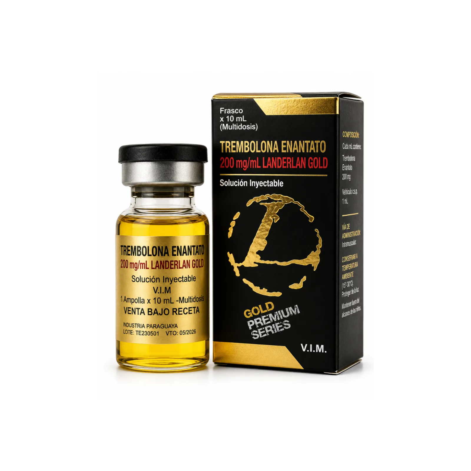 Trembolona Enantato LANDERLAN GOLD 200mg X 10ml.